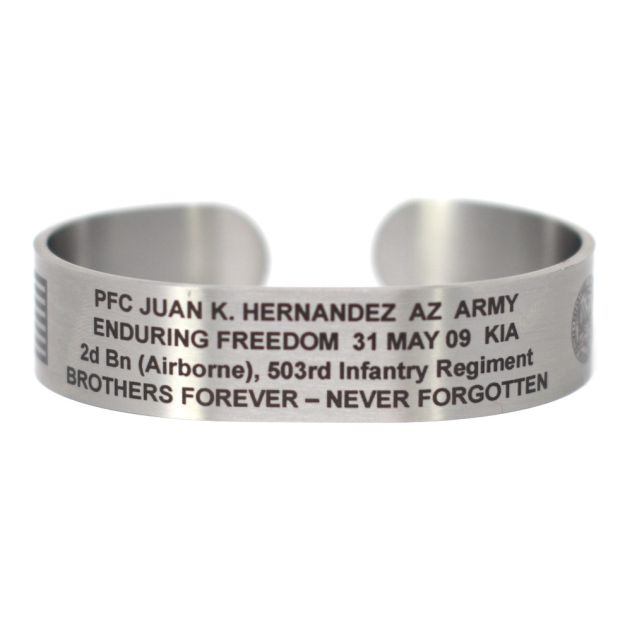 military memorial bracelets