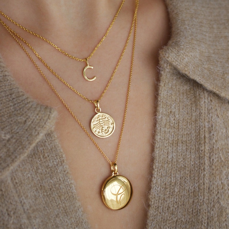 coin pendant necklace